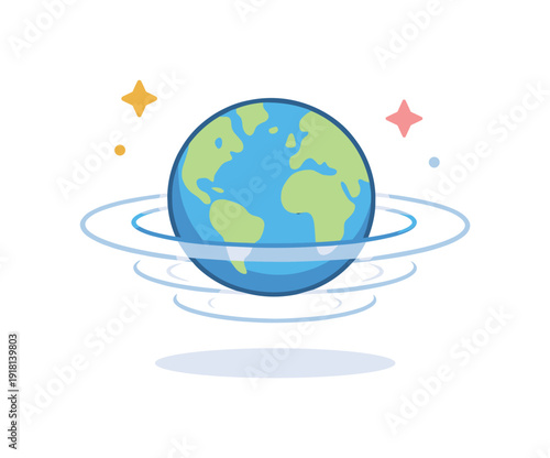 Invisible support and unseen foundations behind visible success visualized through cosmic layers, a planet supported by faint underlying rings