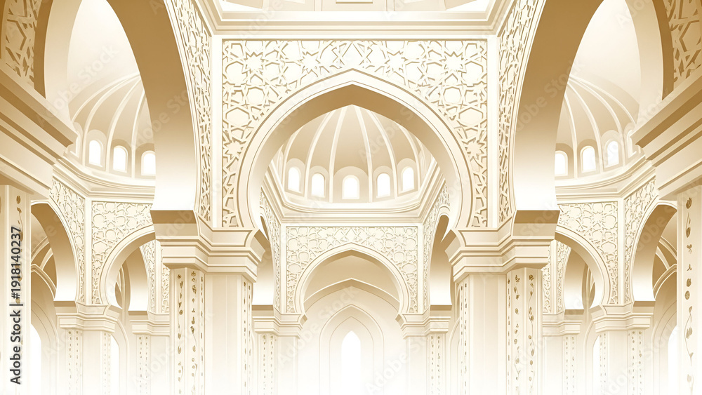 Obraz premium interior of a mosque in istanbul turkey