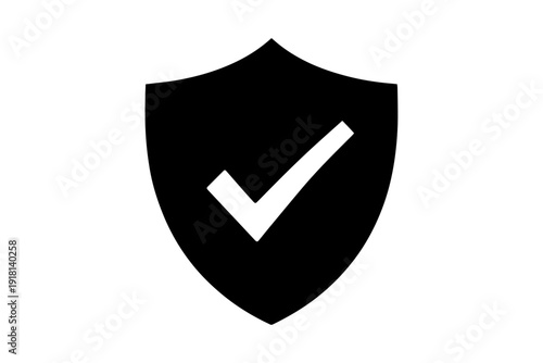 shield with checkmark representing security and protection