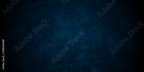 Blue grunge old distressed studio backdrop design. blue paper concrete grunge wall granite slate texture background.