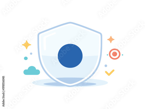 Emotional neutrality and professional detachment in high responsibility roles where clarity requires distance from noise, a soft transparent shield