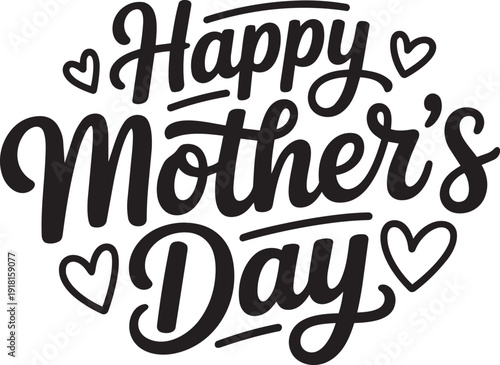 Mother day. Happy Mother's Day. 9May. Mother day poster. Vector illustration for women's day, shop, discount, sale, flyer, decoration. Lettering style