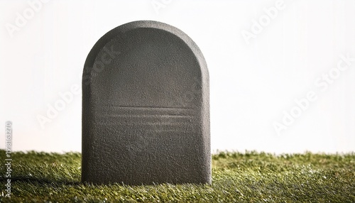 Wallpaper Mural blank tombstone isolated on background grave burial death memorial graveyard blank empty mourning cemetery headstone Torontodigital.ca