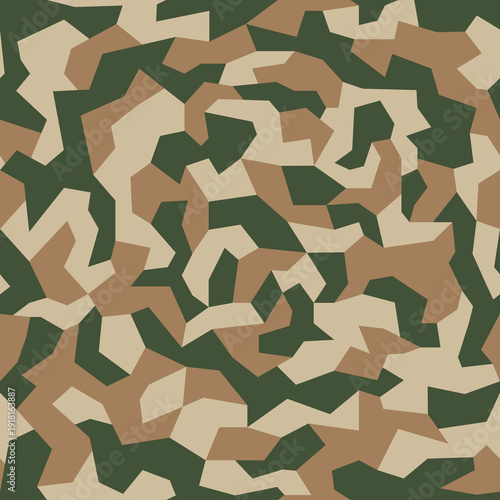 Camouflage texture. Geometr...