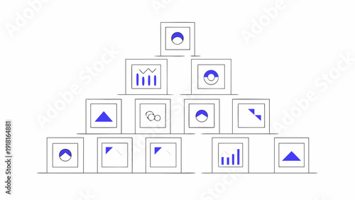 Infographic elements for business presentations and reports