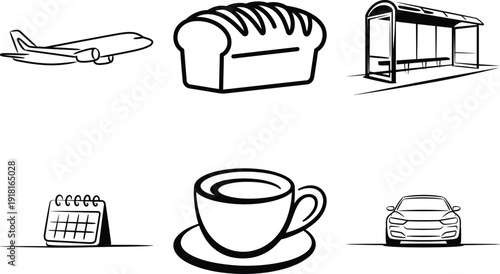 Daily Life Icons Set