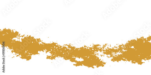 Abstract grunge vector illustration with a gold paint splash and yellow star pattern for a festive Christmas holiday backdrop or winter celebration wallpaper decoration