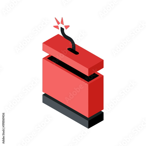 Red Mailbox with Letter and Stars.