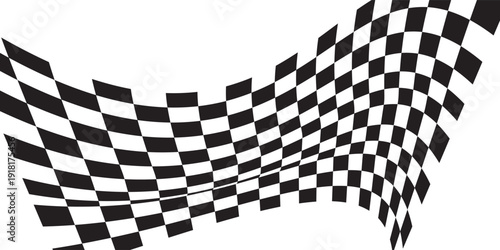 Race flag background. Checkered flag. Black and white checker. Finishing flag.