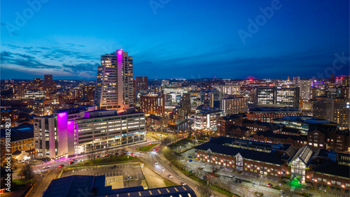 Bild auf Leinwand Leeds city Centre West Yorkshire, England
