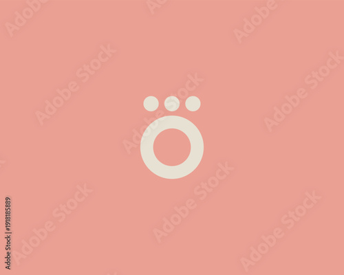 Letter O with Crown Vector Logo. Clean modern design suitable for jewelry, beauty, fashion, branding, or premium corporate identity.