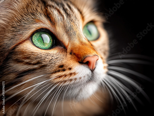 Cat close up portrait