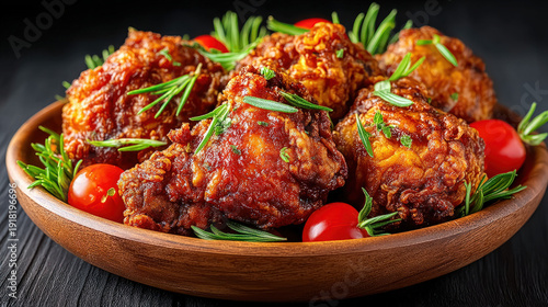 Crispy southern fried chick...