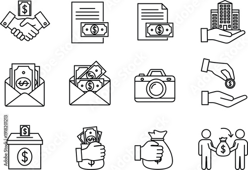 Vector illustration of a digital POS terminal and payment system screen with star icon for retail and business।