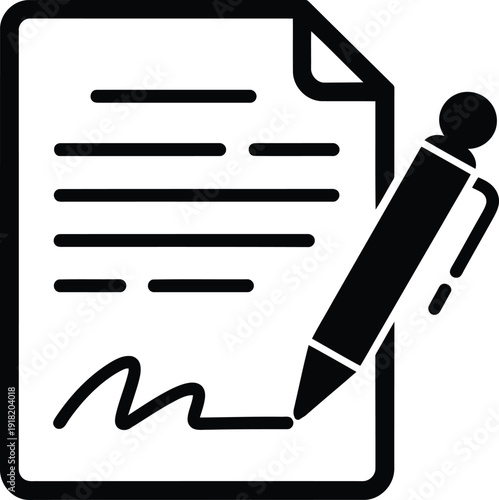 Document edit icon Vector