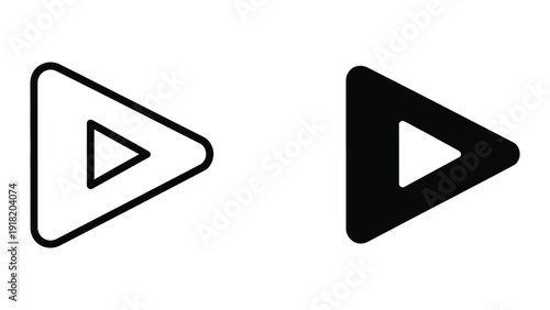 Play button icons set Free Download Play button icons set - GFXLoad