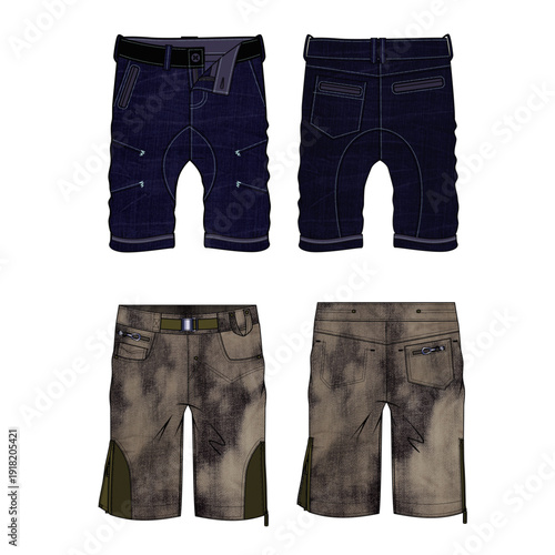 boys pant vector