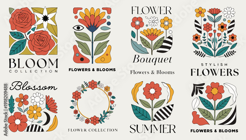 Very beautiful curated collection of floral posters showcasing roses, leafy bouquets, and artistic compositions, ideal for notebook covers, wall décor, and sophisticated stationery branding.