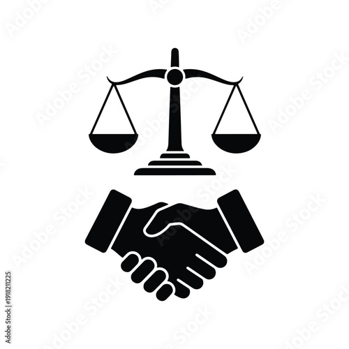 Dispute Resolution icon in vector