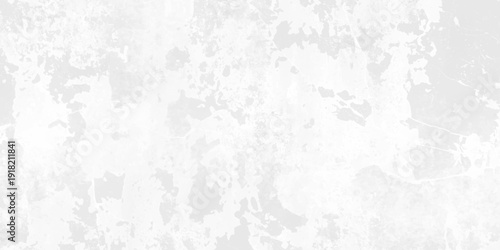 White grunge featuring light gray marble texture. Layers of thick white acrylic paint, cracked gesso texture, and  gray charcoal rubbings. smooth stone surface, natural concrete texture.