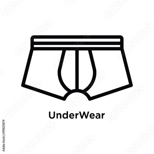 boxers short icon in vector. 