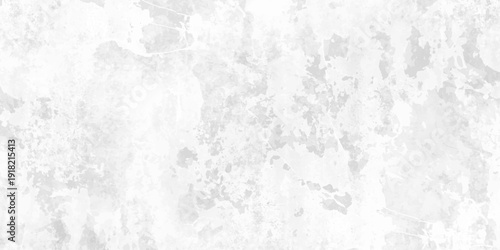 White grunge featuring light gray marble texture. Layers of thick white acrylic paint, cracked gesso texture, and  gray charcoal rubbings. smooth stone surface, natural concrete texture.