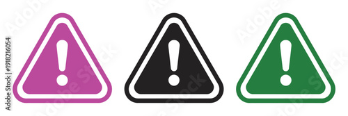 Warning and caution vector icon collection, including hazard and alert symbols, ideal for safety instructions, industrial workplaces, public safety