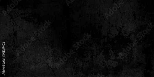 Dark gray black slate stone wall background in natural pattern for decorative texture. grunge background dark black chalk board and black board texture. cement floor and lines paint black background.