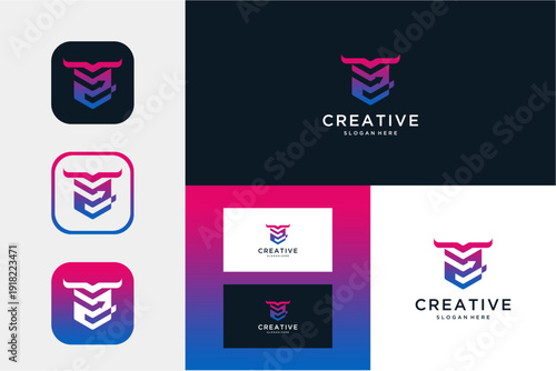 crypto trading logo icon5.eps