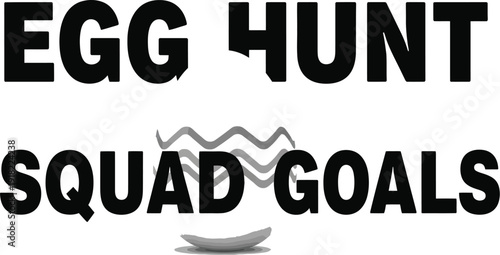 Fun egg hunt with friends and goals