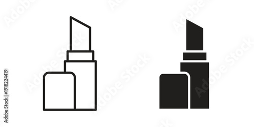 Lipstick icon. Vector linear icon collection. Vector EPS10