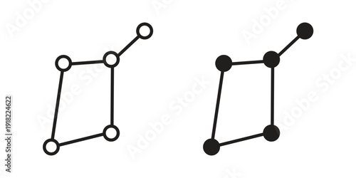 Lyra Constellation icon. Vector linear icon collection. Vector EPS10