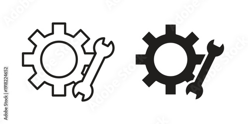 Maintainance icon. Vector linear icon collection. Vector EPS10