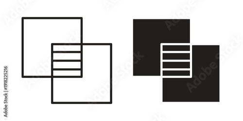 Opacity icon. Vector linear icon collection. Vector EPS10