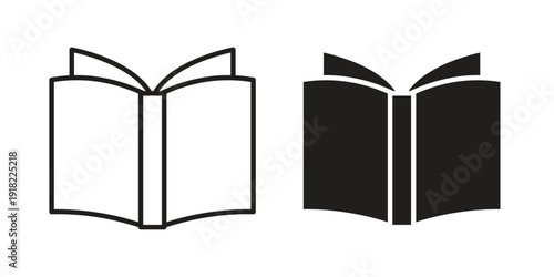 open book icon. Vector linear icon collection. Vector EPS10