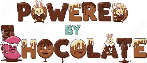 set of chocolate candies