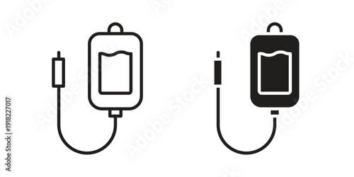 Perfusion icon. Vector linear icon collection. Vector EPS10