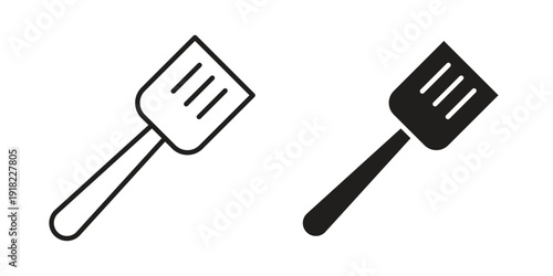 Spatula icon. Vector linear icon collection. Vector EPS10