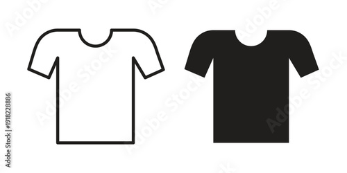 Tshirt icon. Vector linear icon collection. Vector EPS10