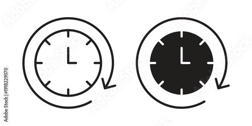 Wait time icon. Vector linear icon collection. Vector EPS10
