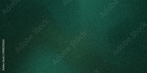Effect background Soft green light on dark blue green abstract background