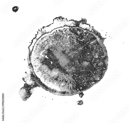 Realistic liquid stains texture overlay, natural wear,  with transparent background