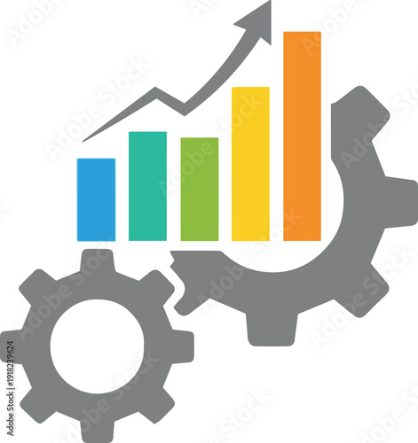 Industrial Business Performance and Growth Concept