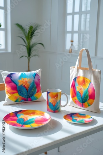 Sublimation souvenir products display