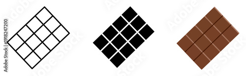 chocolate bar sweet dessert icon