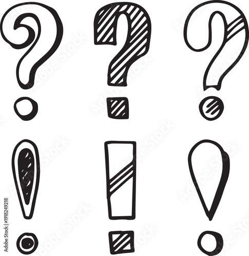Punctuation marks and symbols illustration