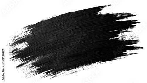 Black Brush Stroke