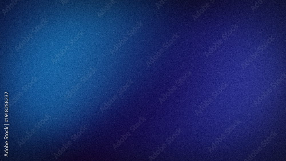 Obraz premium Abstract 4K grainy background with soft transitions of blue, navy, and dark blue hues, featuring a high-quality blurred texture perfect for banners and web