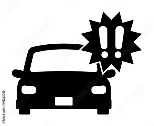 びっくりする車