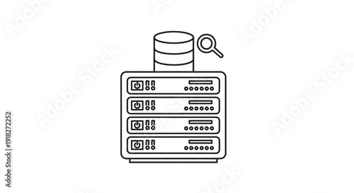 Server room data storage technology.